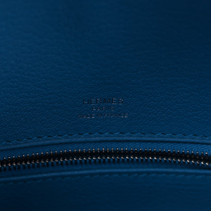 Hermes Epsom Casaque Birkin Sellier 30 Rouge Coeur Rose Extreme Bleu Zanzibar 6 of 11
