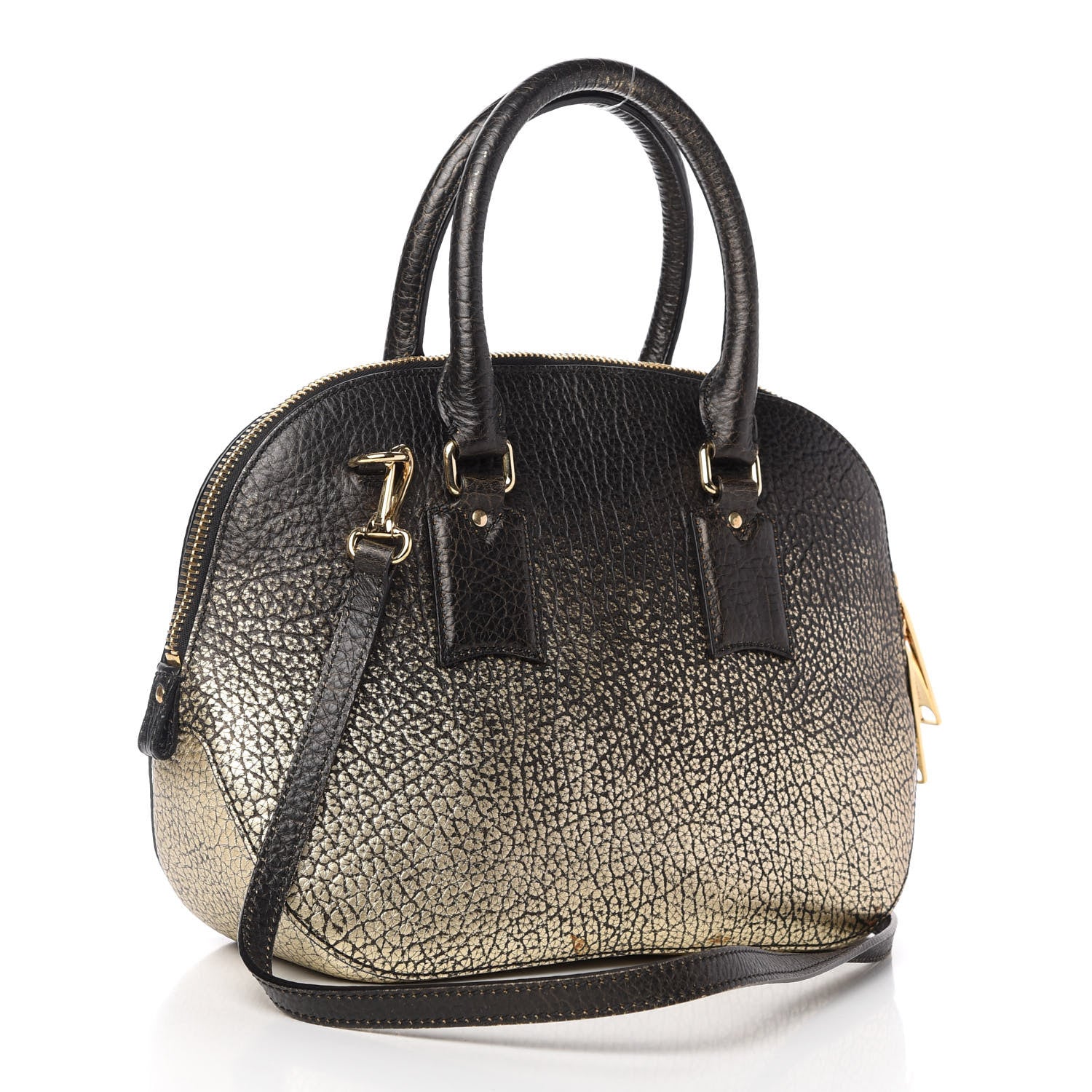 Burberry Heritage Grain Small Orchard Bowling Bag Black 3 of 11