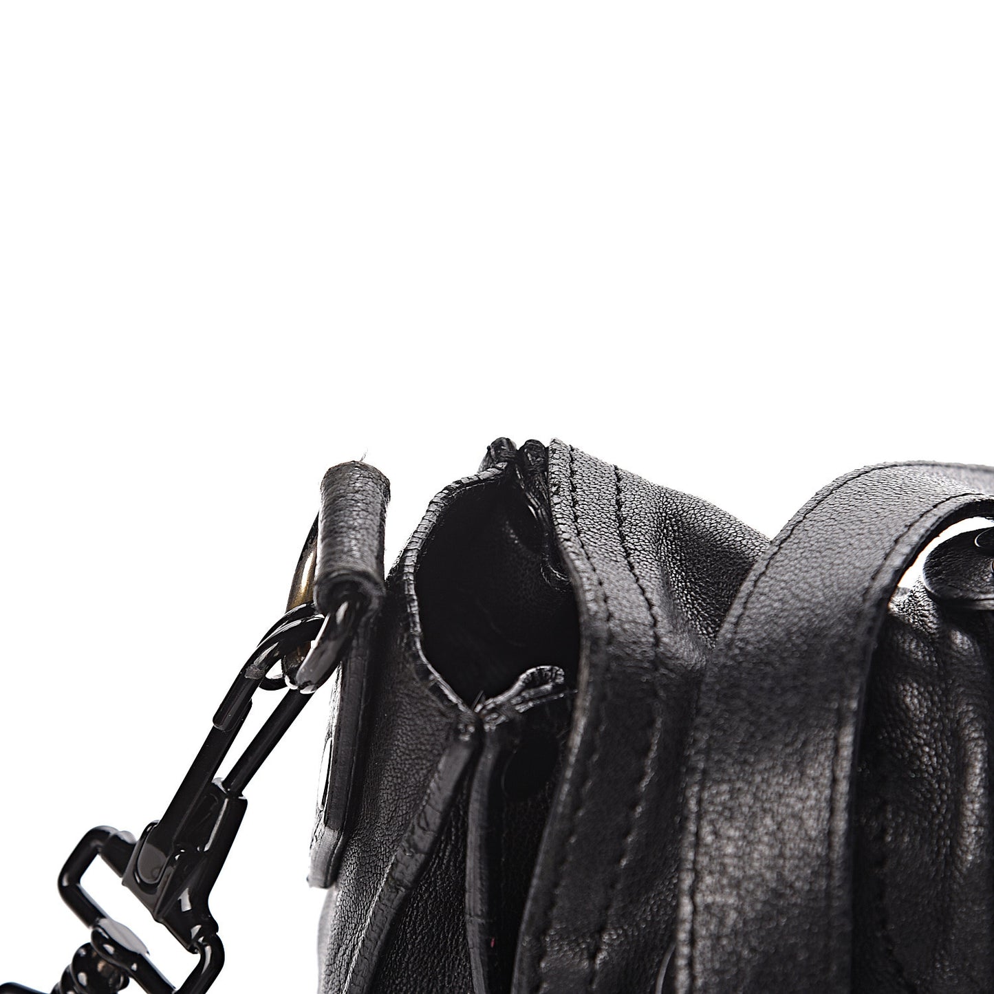 Lambskin Medium PS1 Satchel Black