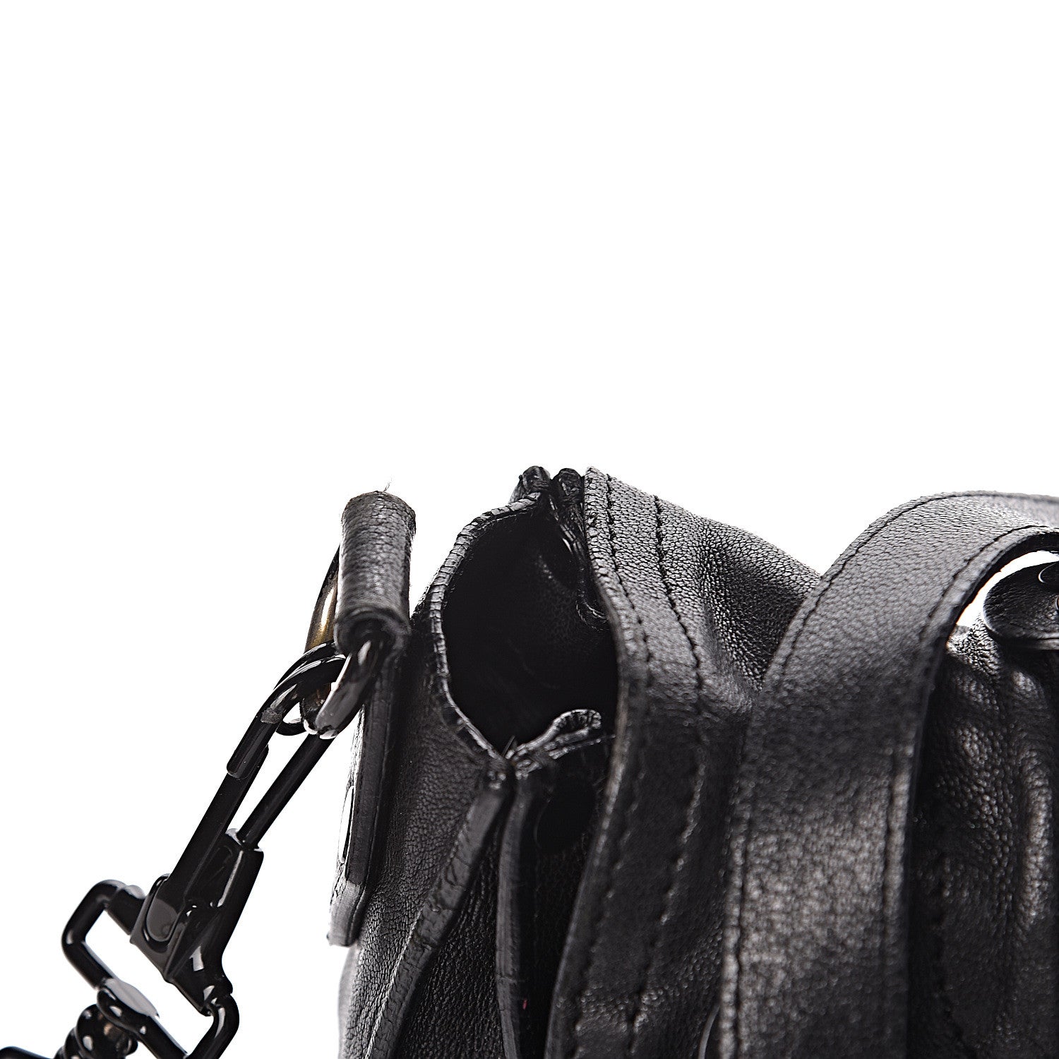 Proenza Schouler Lambskin Medium PS1 Satchel Black 9 of 12