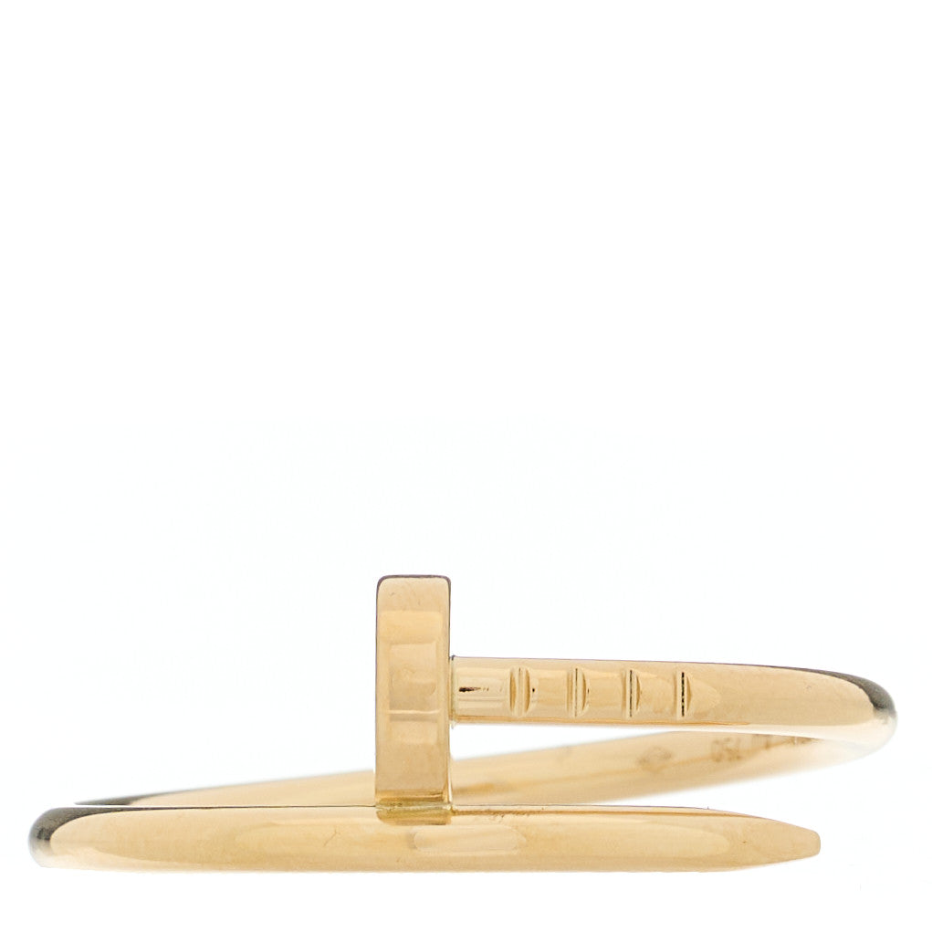 Cartier 18K Yellow Gold Small Juste Un Clou Ring 59 8.75 1 of 6