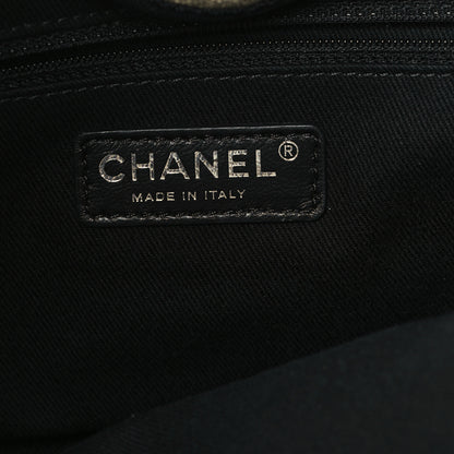 Chanel Canvas Medium Deauville Tote Beige Black 6 of 13