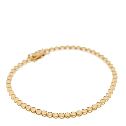 Jennifer Meyer 18K Yellow Gold Mini Bezel Tennis Bracelet 1 of 4