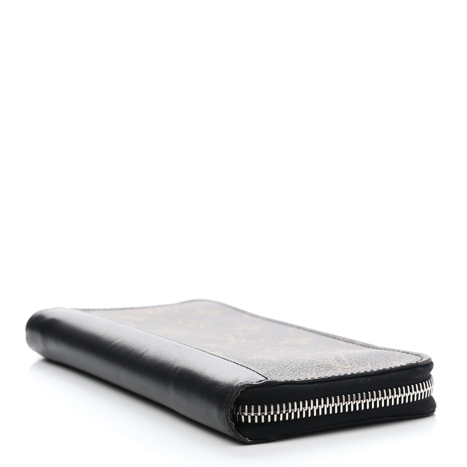 Louis Vuitton Monogram Macassar Vertical Zippy Wallet 4 of 10