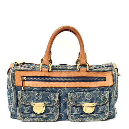Louis Vuitton Monogram Denim Neo Speedy Blue 1 of 11