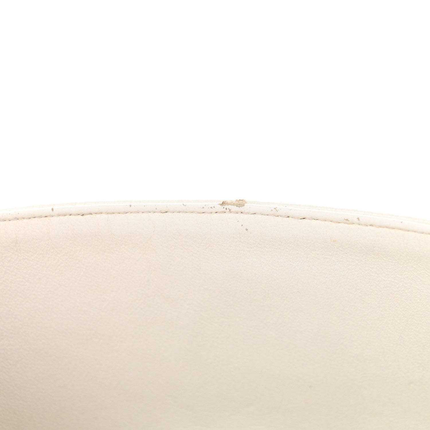 Chanel Caviar Quilted Medium Double Flap Bijoux Chain White 16 of 26