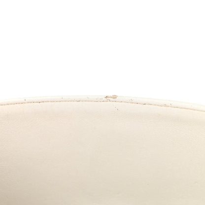 Chanel Caviar Quilted Medium Double Flap Bijoux Chain White 16 of 26