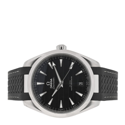 Omega Stainless Steel Rubber 41mm Seamaster Aqua Terra 150M Co-Axial Automatic Watch Black 220.12.41.21.01.001 2 of 5