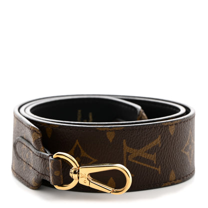 Louis Vuitton Monogram Bandouliere Shoulder Strap Black 1 of 4