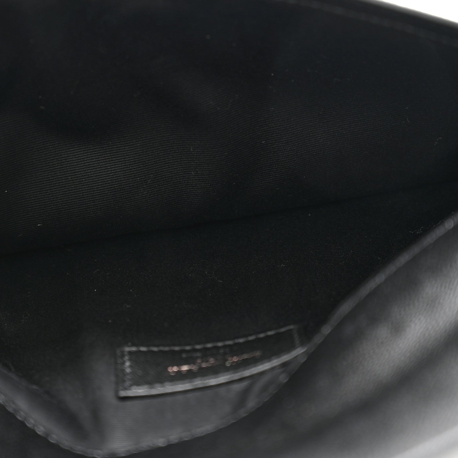 Saint Laurent Grain De Poudre Uptown Pouch Black 5 of 7