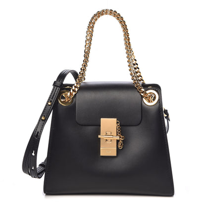 Chloe Shiny Calfskin Mini Annie Shoulder Bag Black 1 of 10