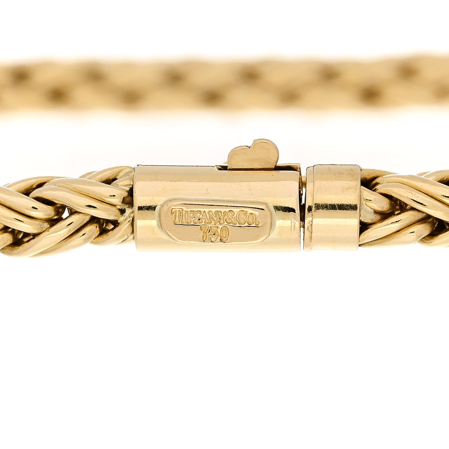 18K Yellow Gold Russian Braid Chain Bracelet
