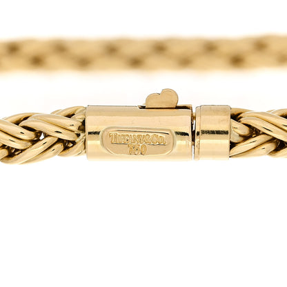 Tiffany 18K Yellow Gold Russian Braid Chain Bracelet 3 of 3