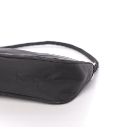 Prada Tessuto Nylon Pochette Bag Black 9 of 9