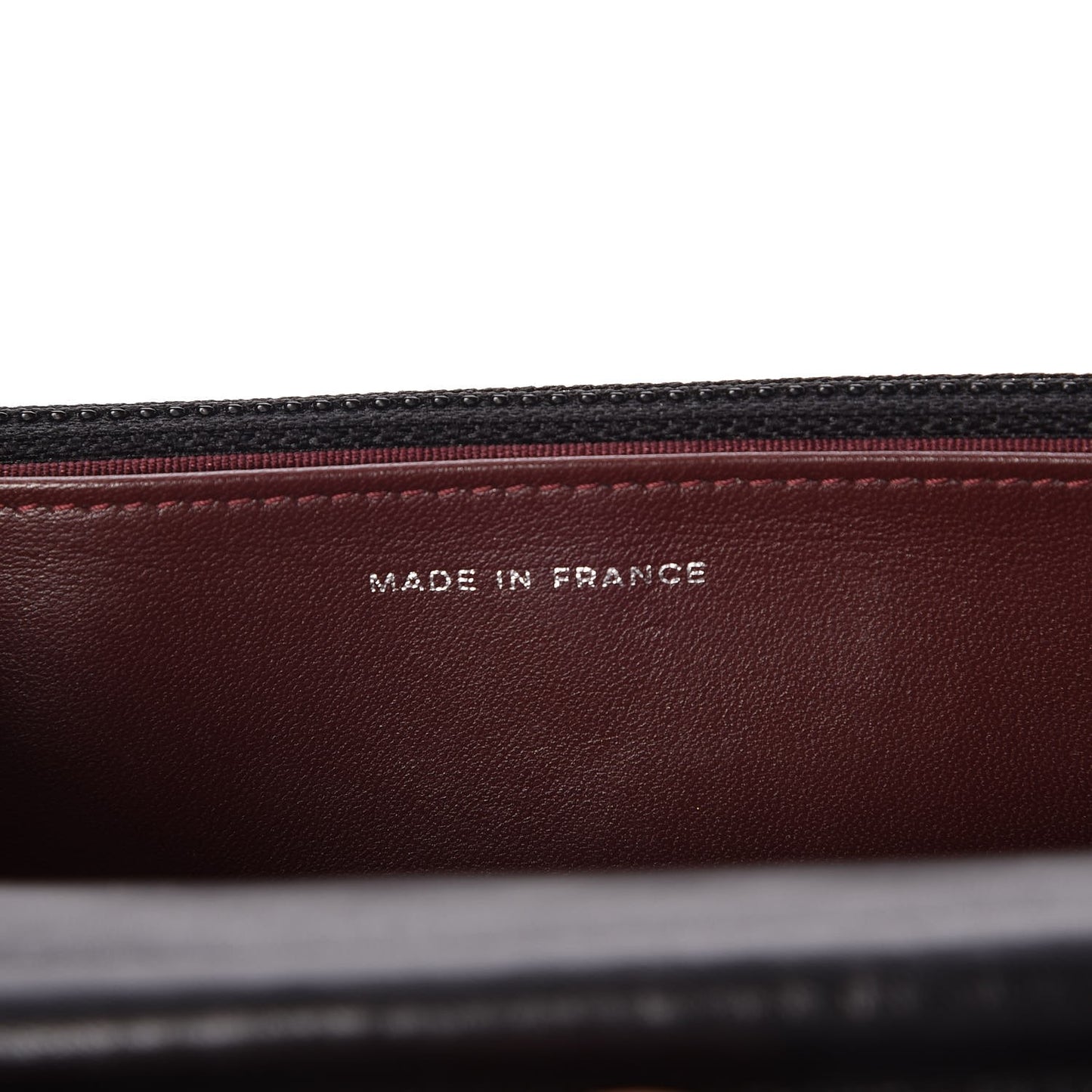Lambskin Quilted Wallet On Chain WOC Black