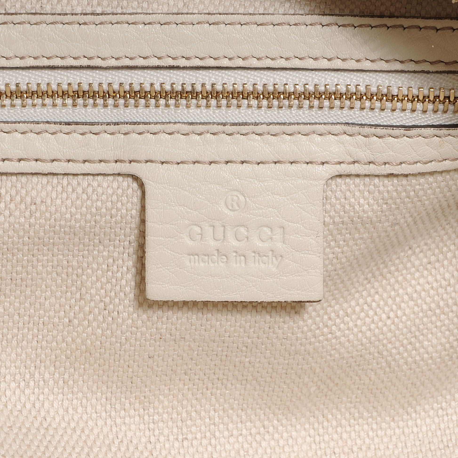 Gucci Cellarius Calfskin Soho Hobo Mystic White 6 of 7