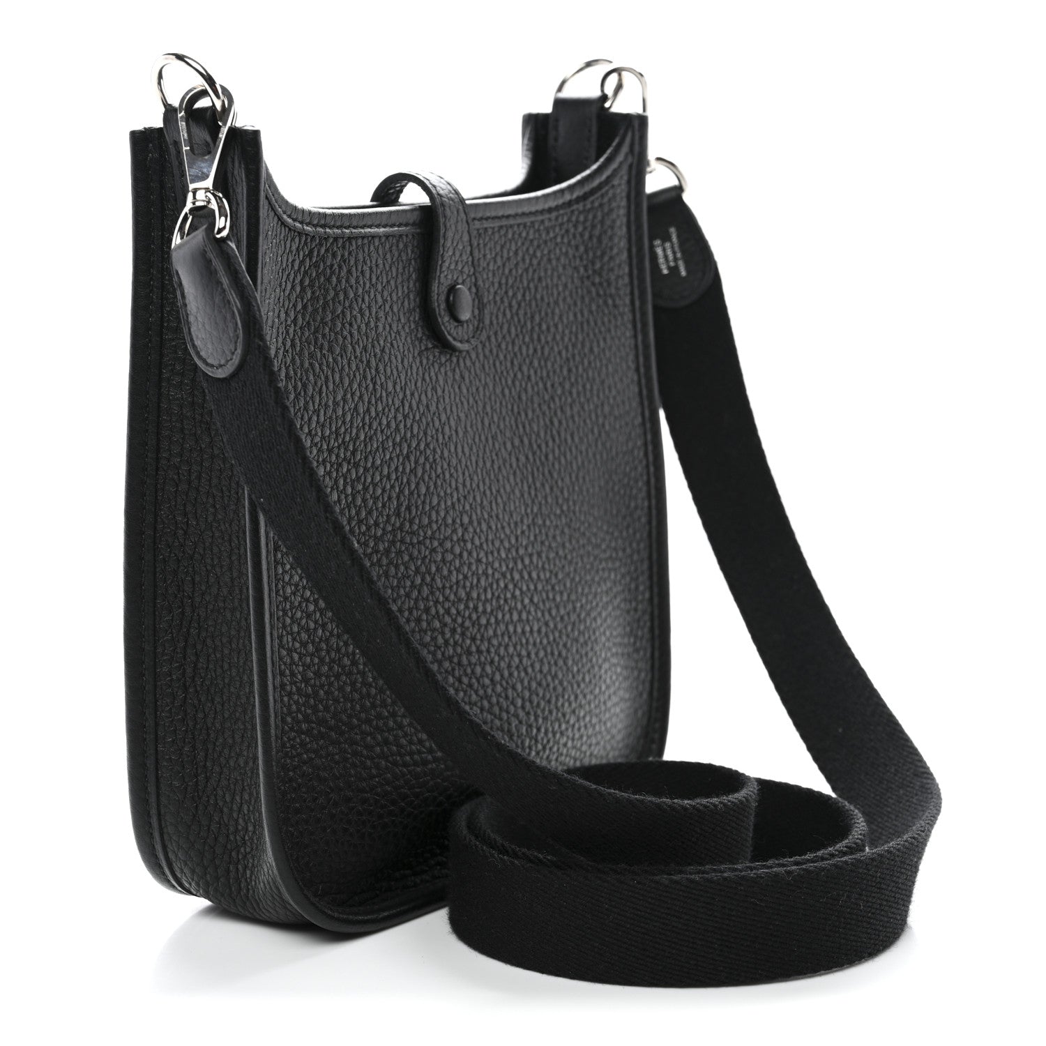 Hermes Taurillon Clemence Evelyne TPM Black 3 of 11