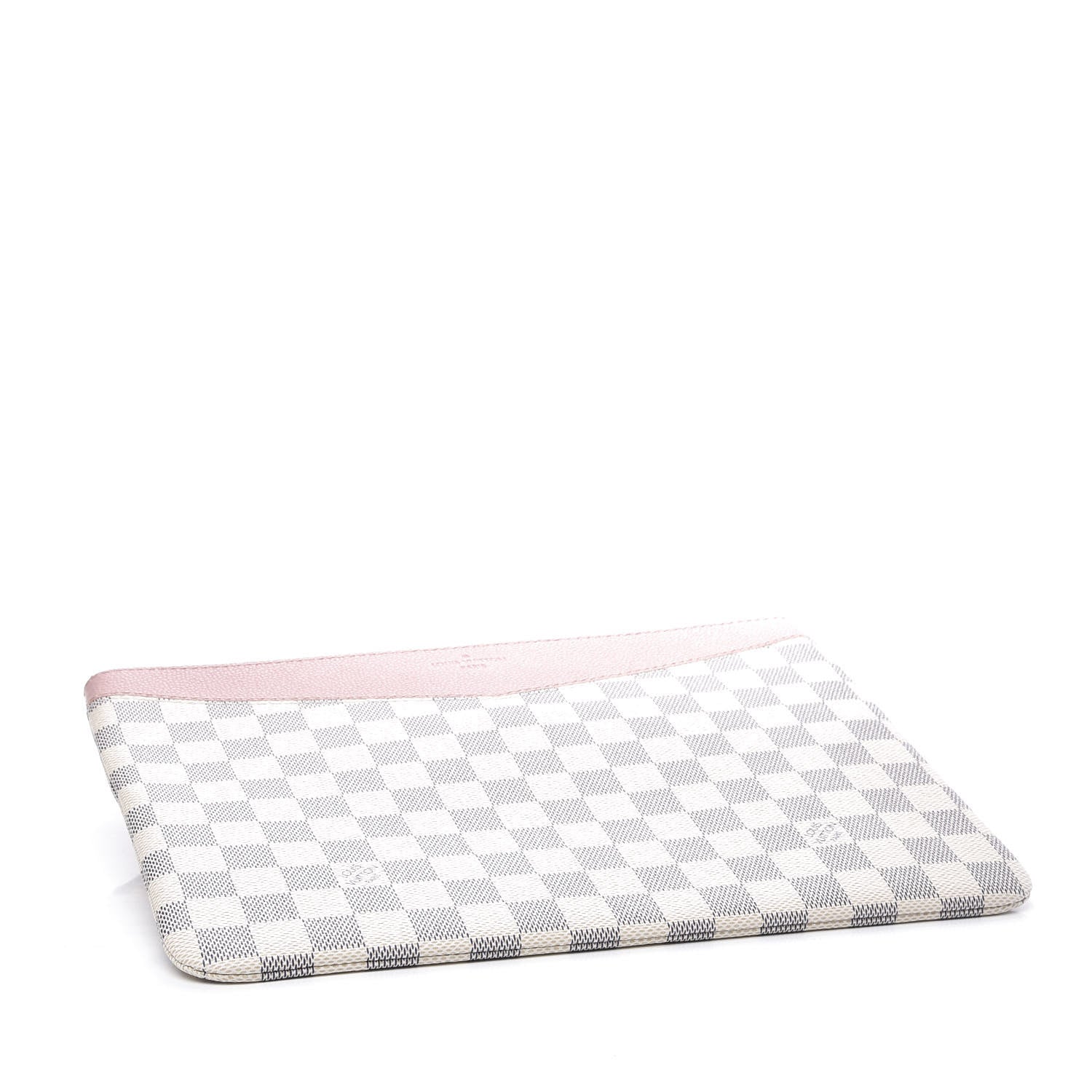 Louis Vuitton Damier Azur Daily Pouch Rose Poudre 3 of 9