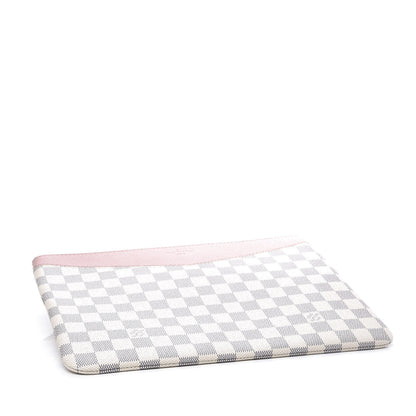 Louis Vuitton Damier Azur Daily Pouch Rose Poudre 3 of 9
