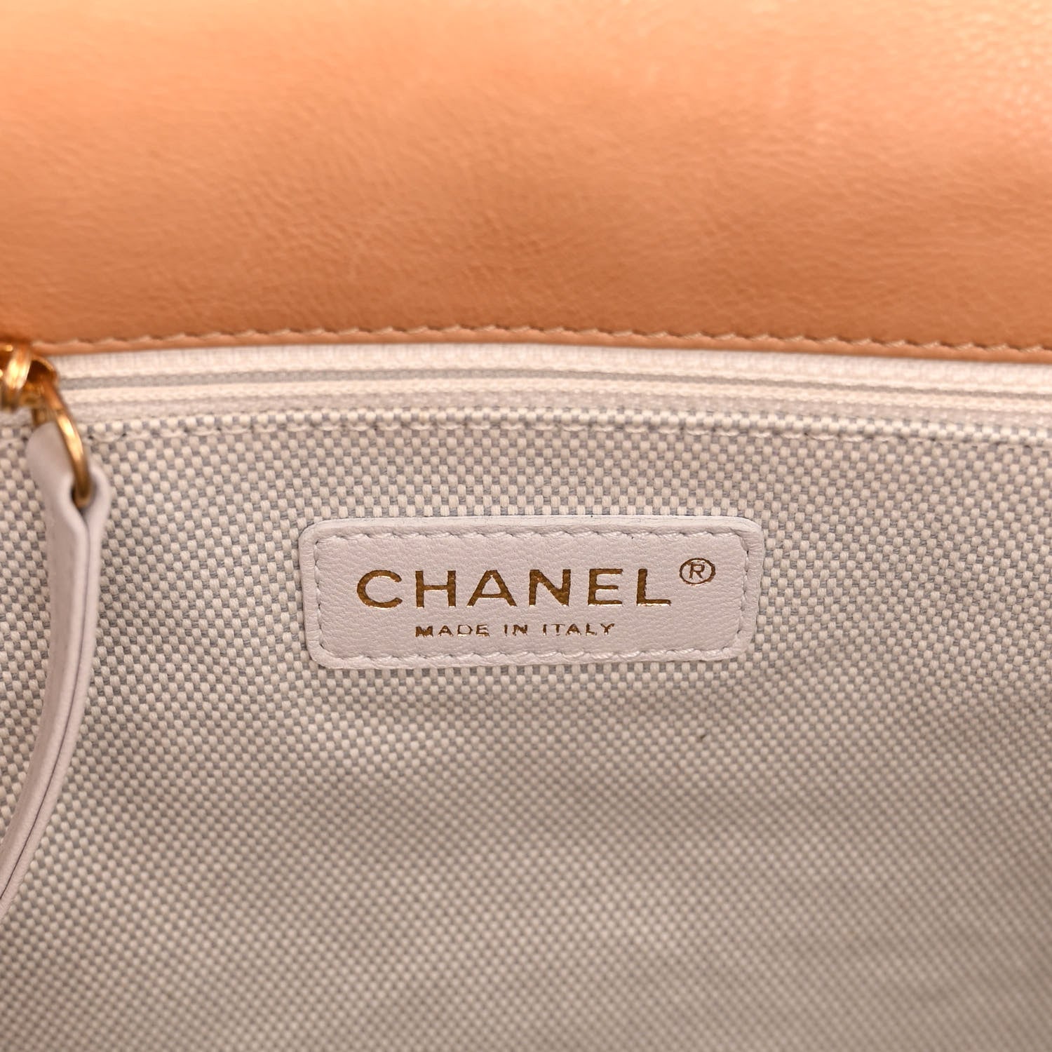 Chanel Calfskin Quilted Jumbo Retro Chain Accordion Flap Dark Beige 6 of 9