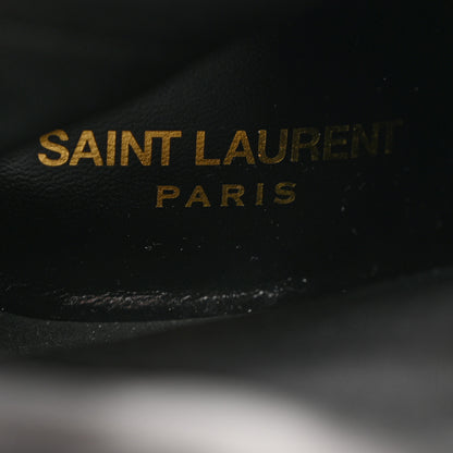 Saint Laurent Calfskin Opyum Ankle Boots 37 Black 8 of 9