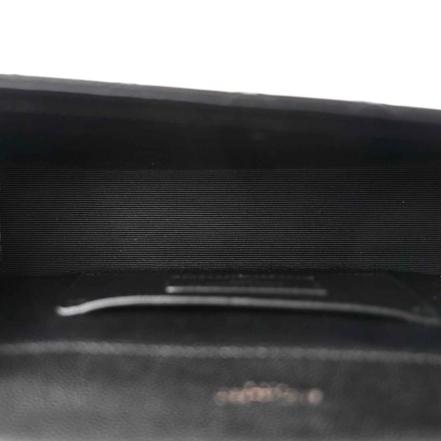 Saint Laurent Grain De Poudre Textured Mixed Matelasse Triquilt Small Monogram Monochrome Satchel Black 5 of 9