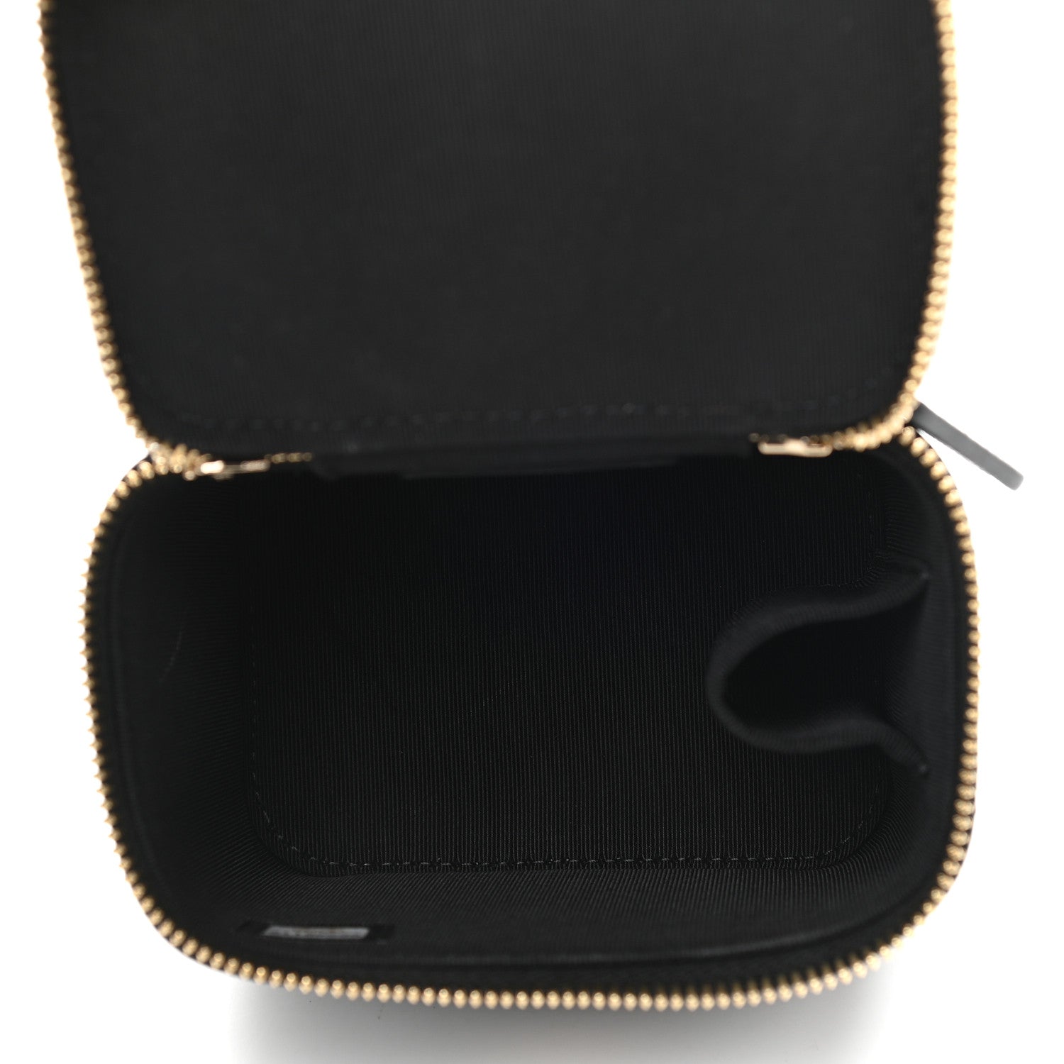Chanel Caviar Quilted Mini Pearl On Top Vanity Case With Chain Black 8 of 18