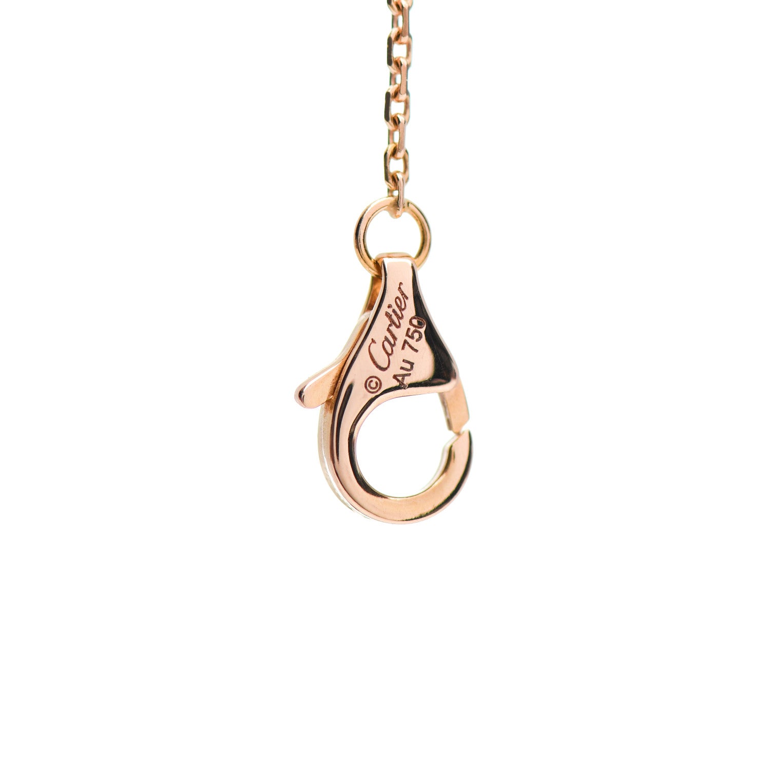 Cartier 18K Pink Gold Diamond Black Onyx Amulette de Cartier Bracelet 3 of 4