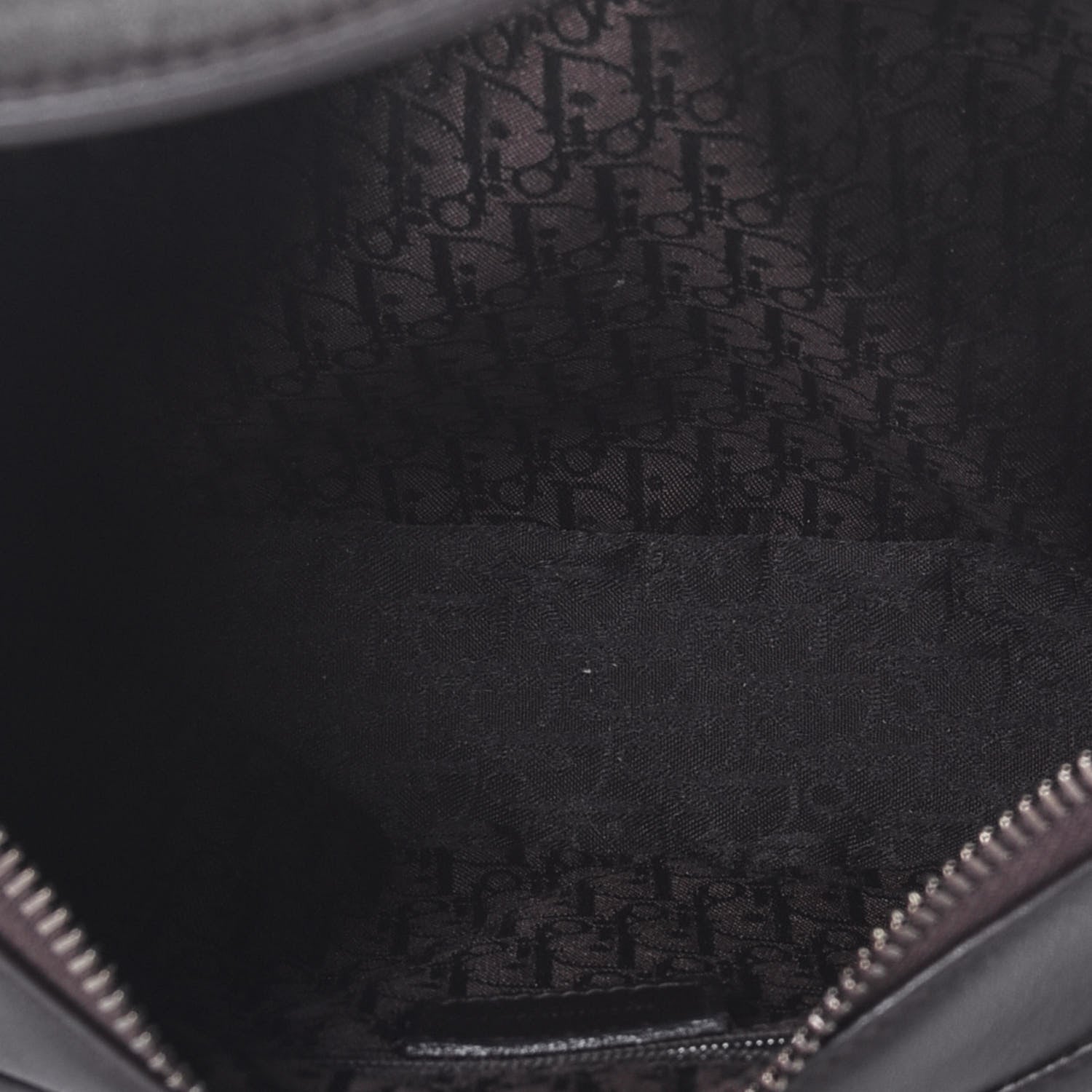 Christian Dior Calfskin Admit It Lace Up Hobo Black 5 of 8