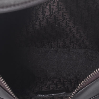 Christian Dior Calfskin Admit It Lace Up Hobo Black 5 of 8
