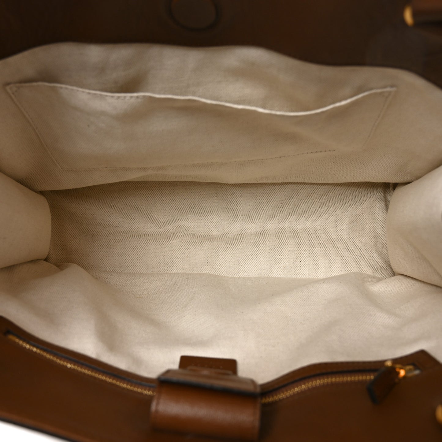 New Sakai Calfskin Lux Horsebit 1955 Tote Bag Brown Sugar
