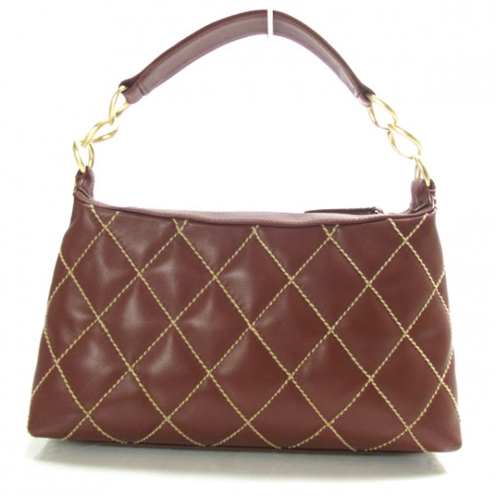Leather Quilted Surpique Hobo