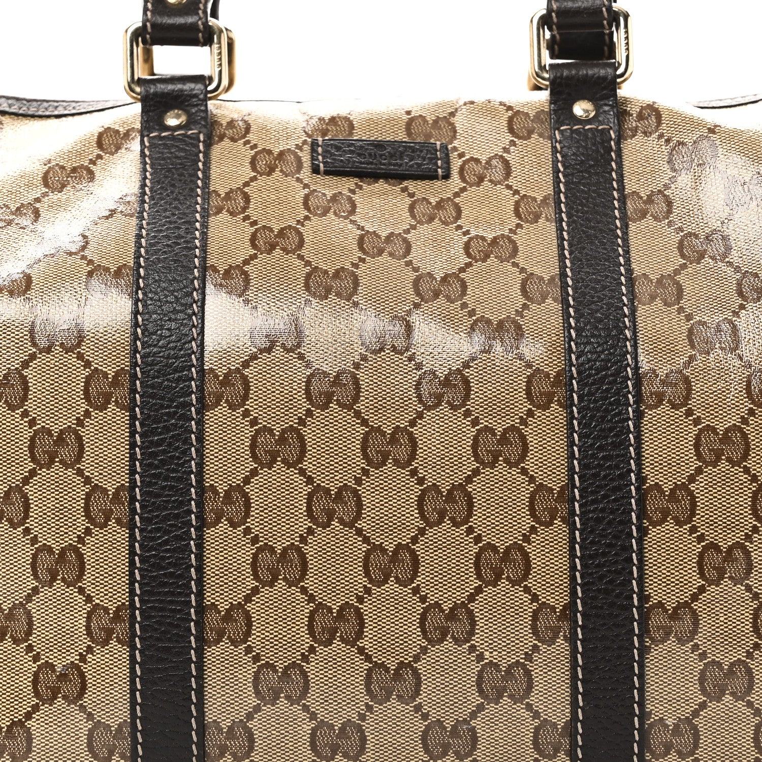 Gucci Crystal Monogram Medium Joy Boston Dark Brown 7 of 9
