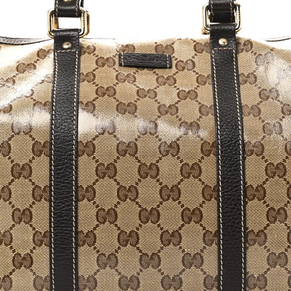 Gucci Crystal Monogram Medium Joy Boston Dark Brown 7 of 9