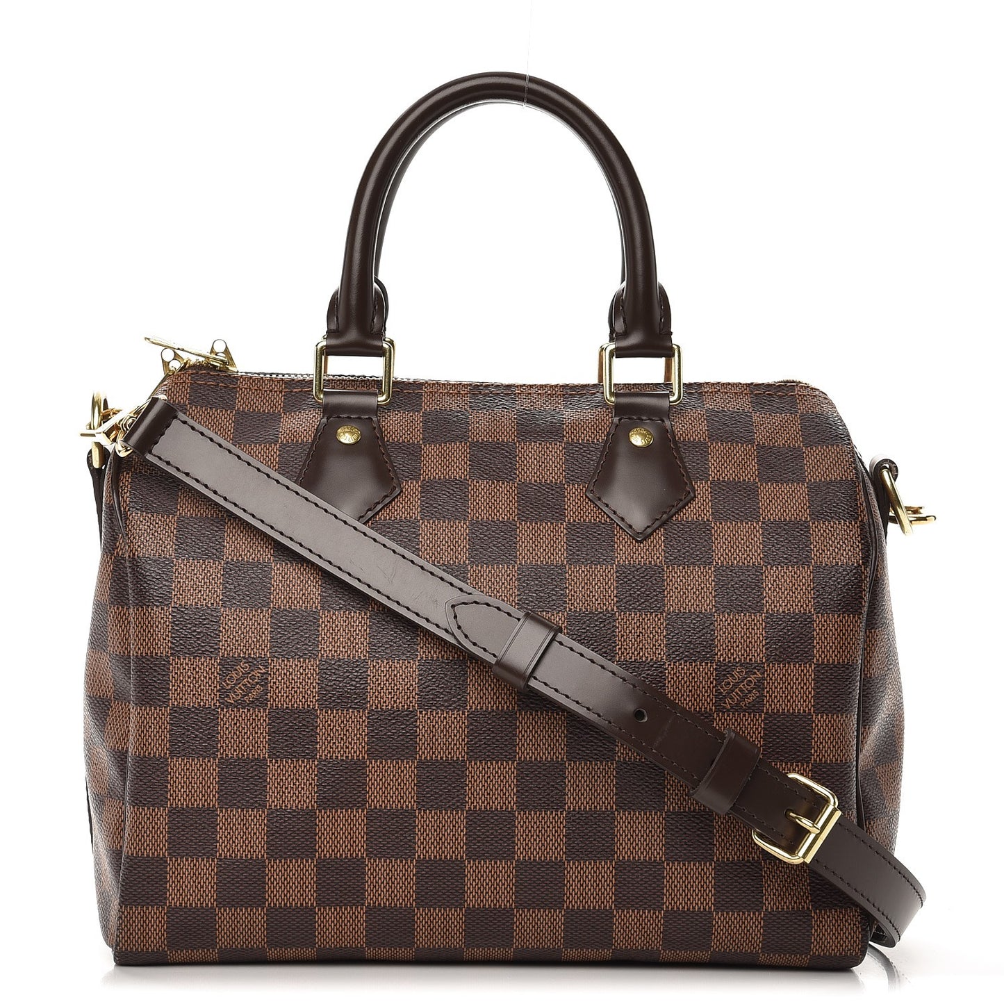 Damier Ebene Speedy Bandouliere 25
