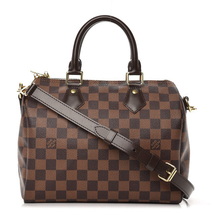 Louis Vuitton Damier Ebene Speedy Bandouliere 25 1 of 8