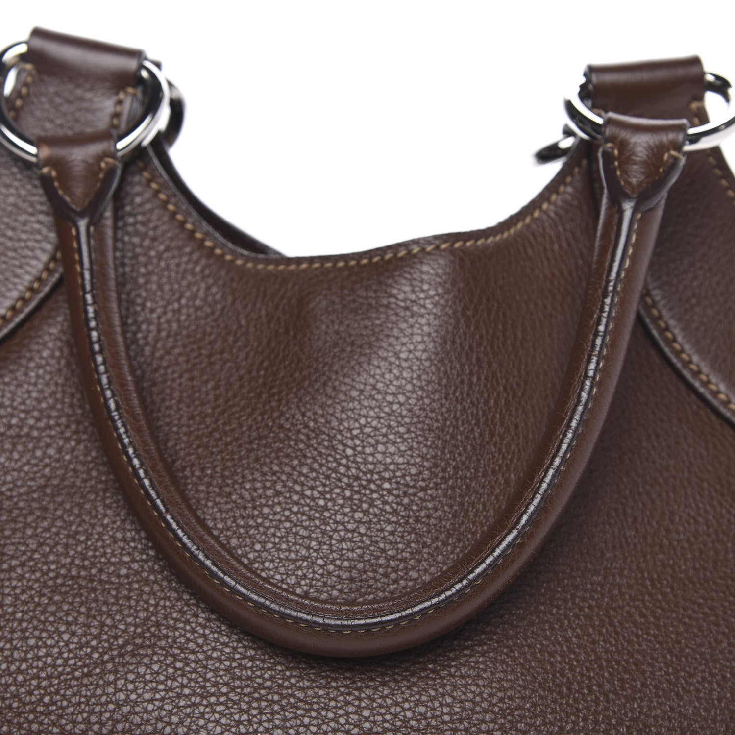 Prada Vitello Daino Shoulder Bag Bruciato 11 of 14