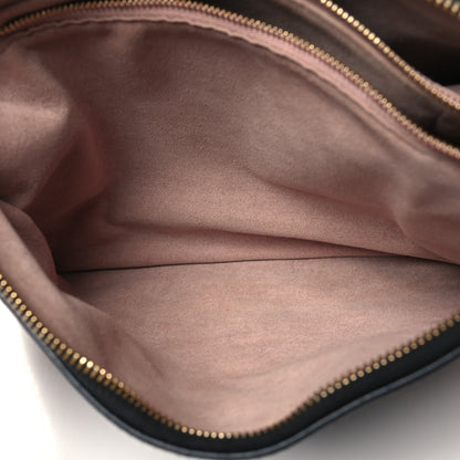 Louis Vuitton Lambskin Embossed Monogram Coussin PM Black 7 of 15