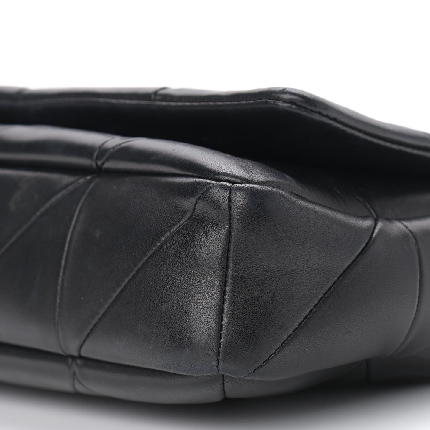 Lambskin Patchwork Monogram Medium Jamie Black