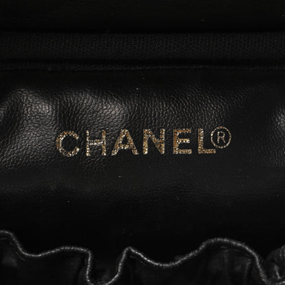 Chanel Caviar Vanity Cosmetic Case Black 6 of 8