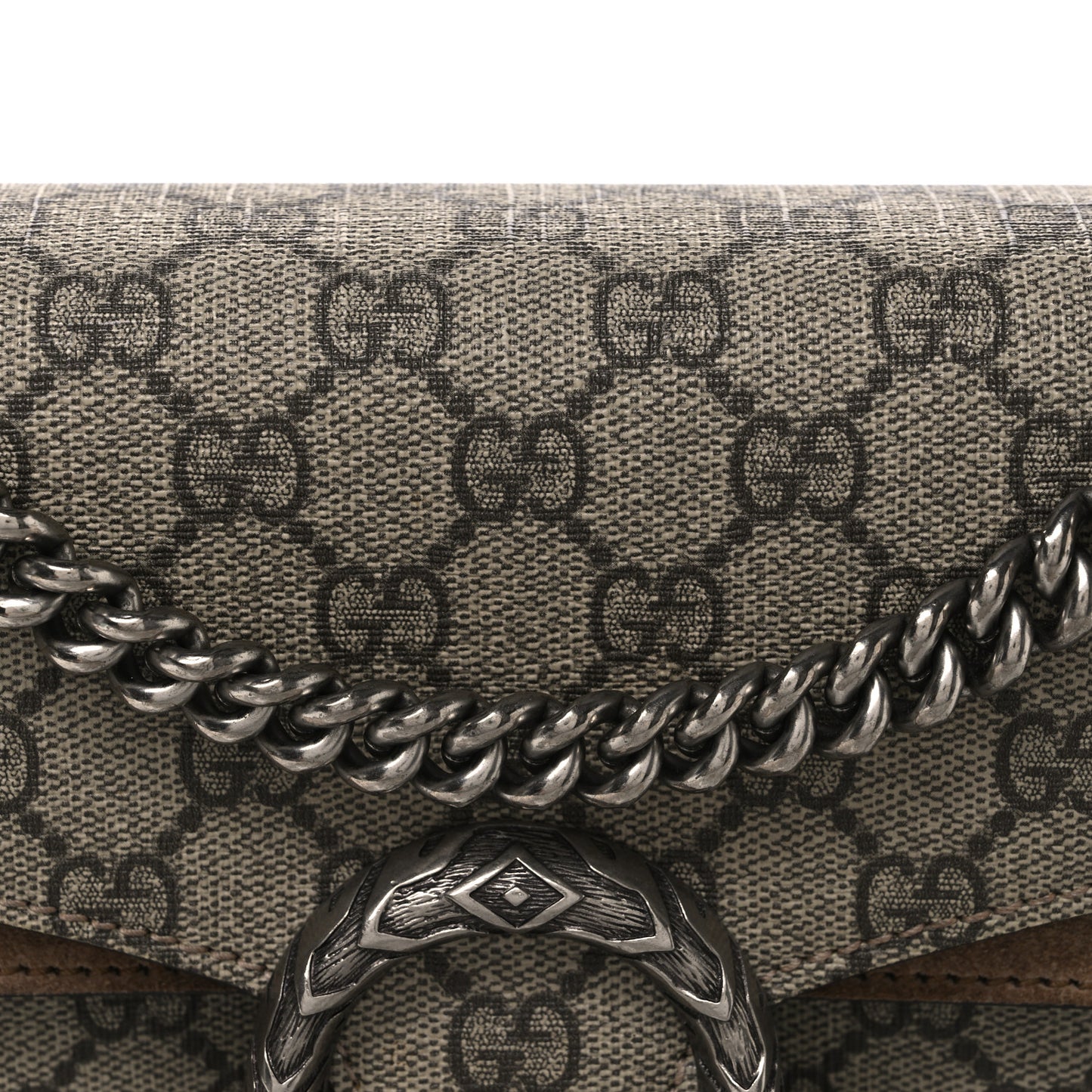 GG Supreme Monogram Small Dionysus Shoulder Bag Taupe