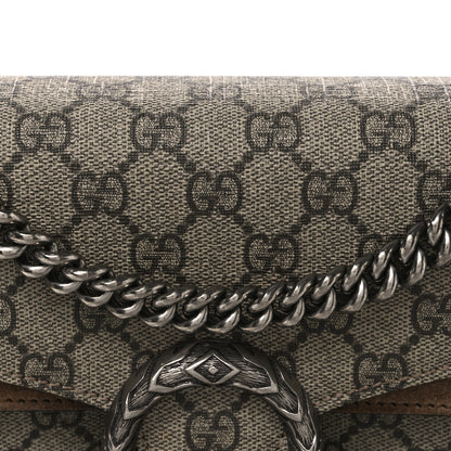 Gucci GG Supreme Monogram Small Dionysus Shoulder Bag Taupe 8 of 13