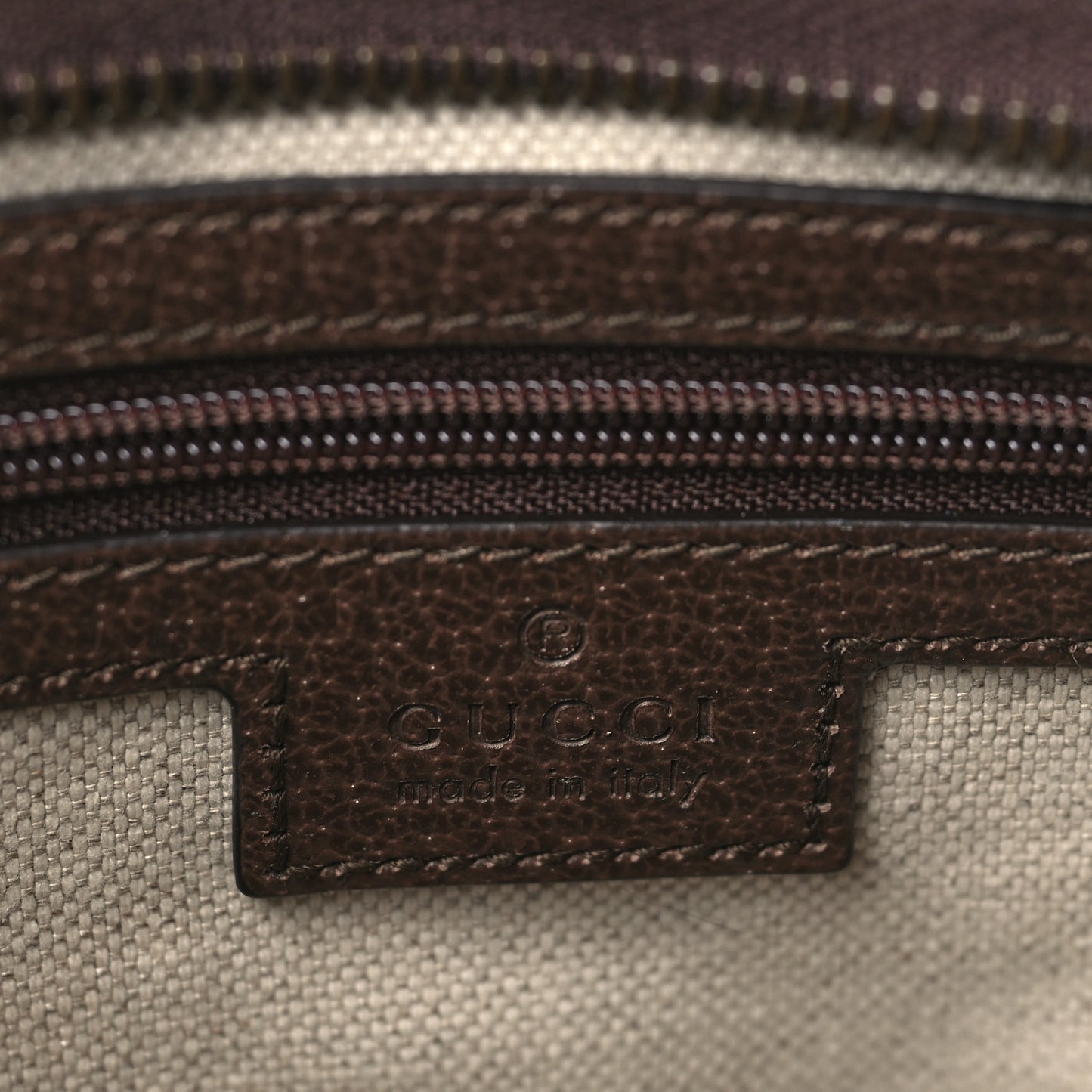 GG Supreme Monogram Web Ophidia GG Toiletry Case Beige New Acero