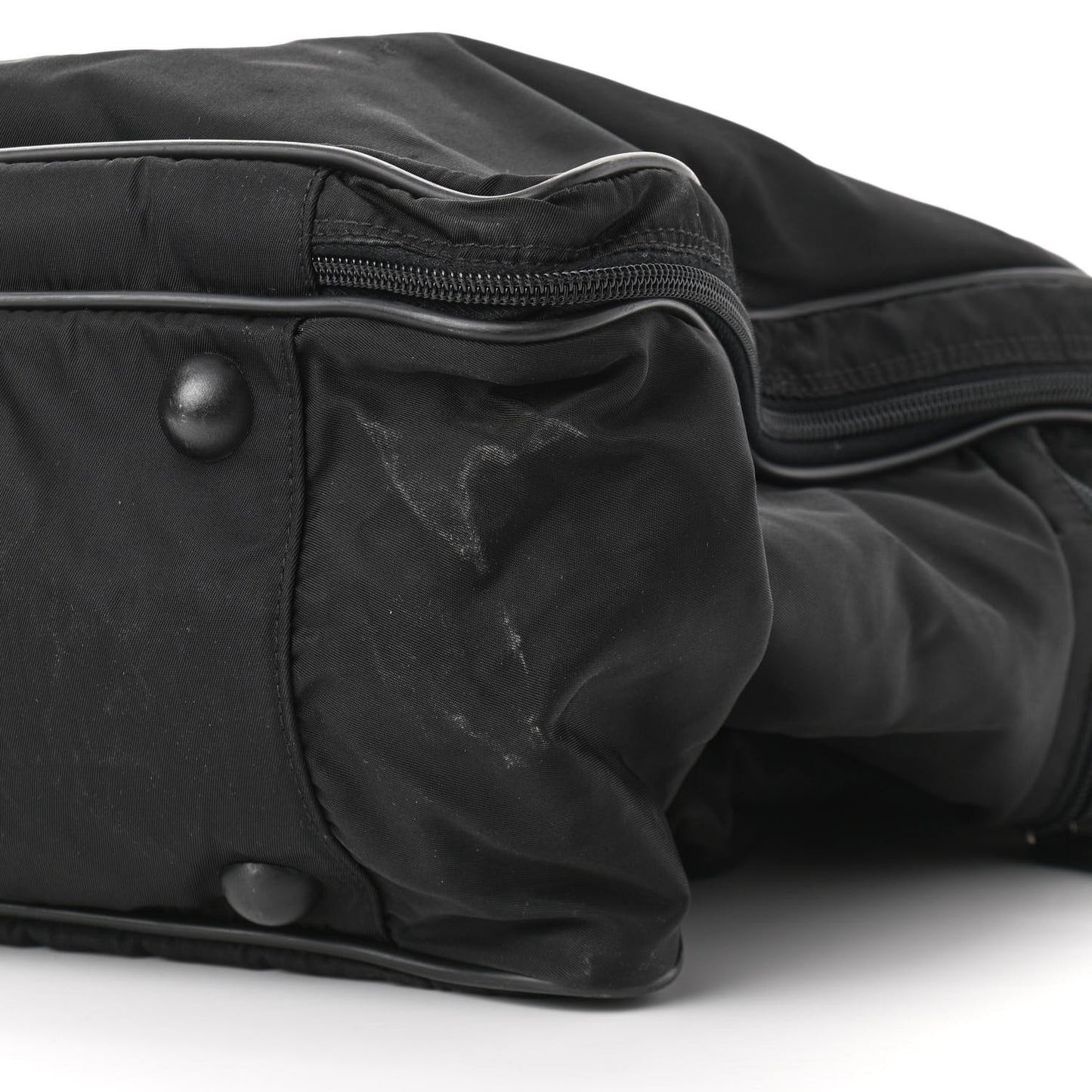 Tessuto Nylon Travel Briefcase Black