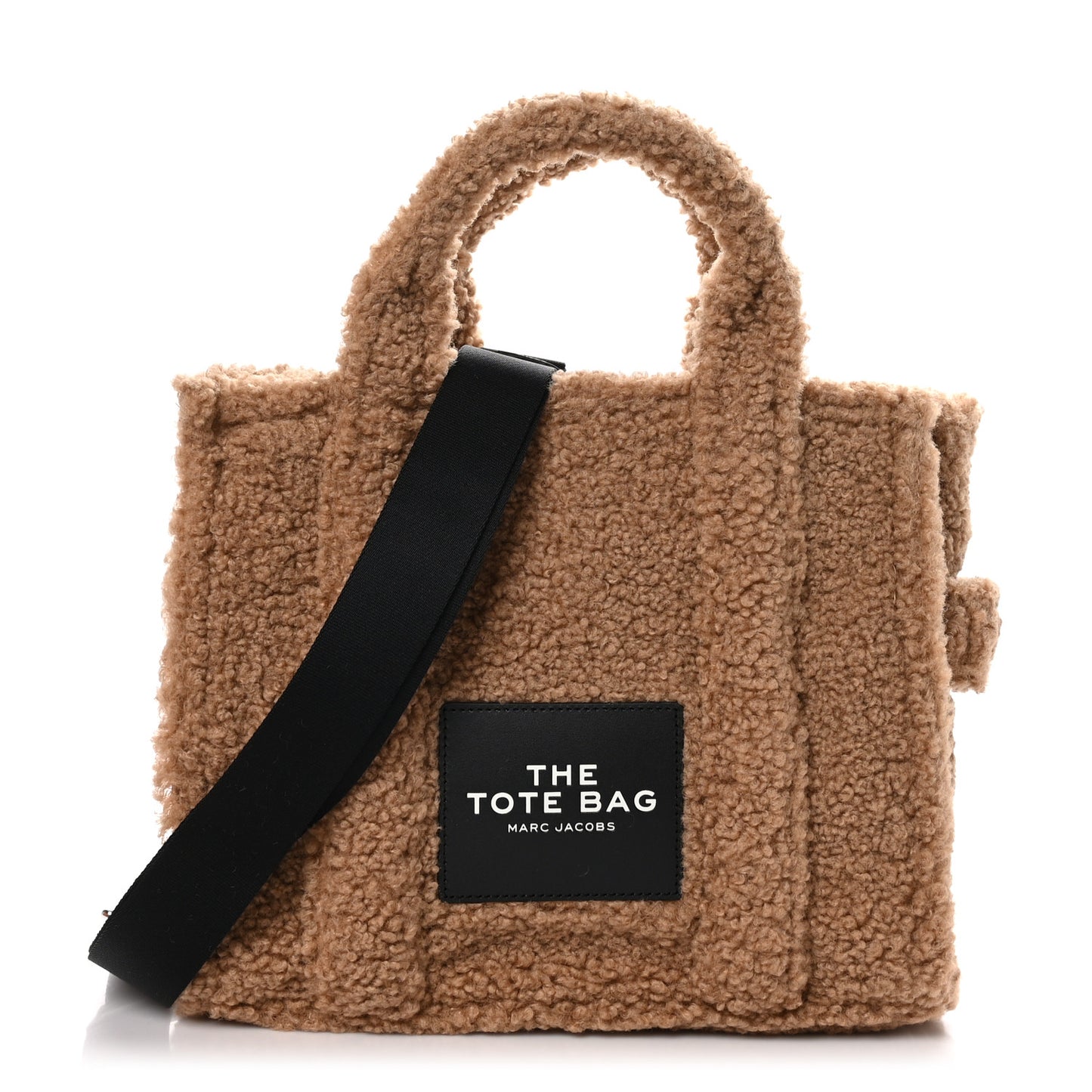 Polyester Cotton Medium The Teddy Traveler Tote Bag Beige