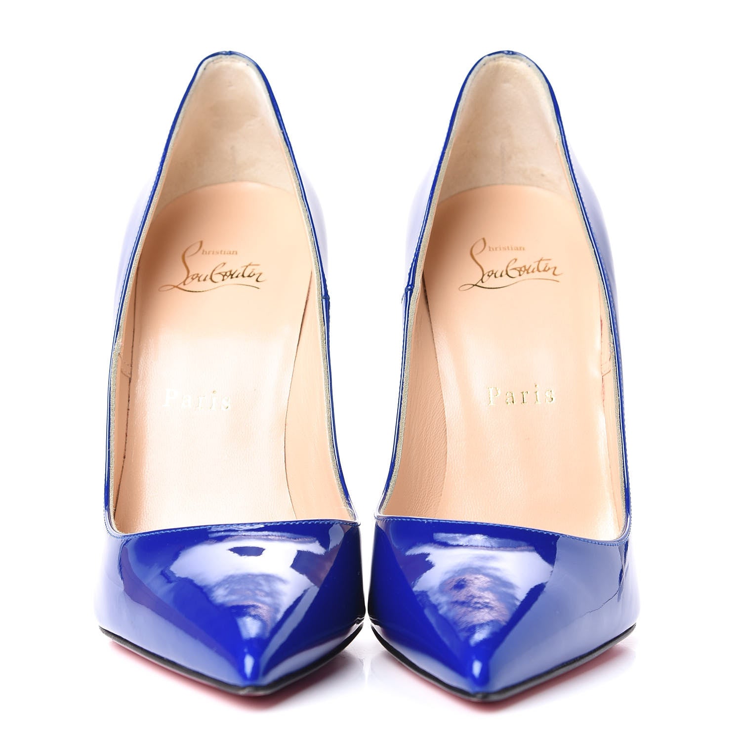 Christian Louboutin Patent So Kate 120 Pumps 37 Atlantic 2 of 10