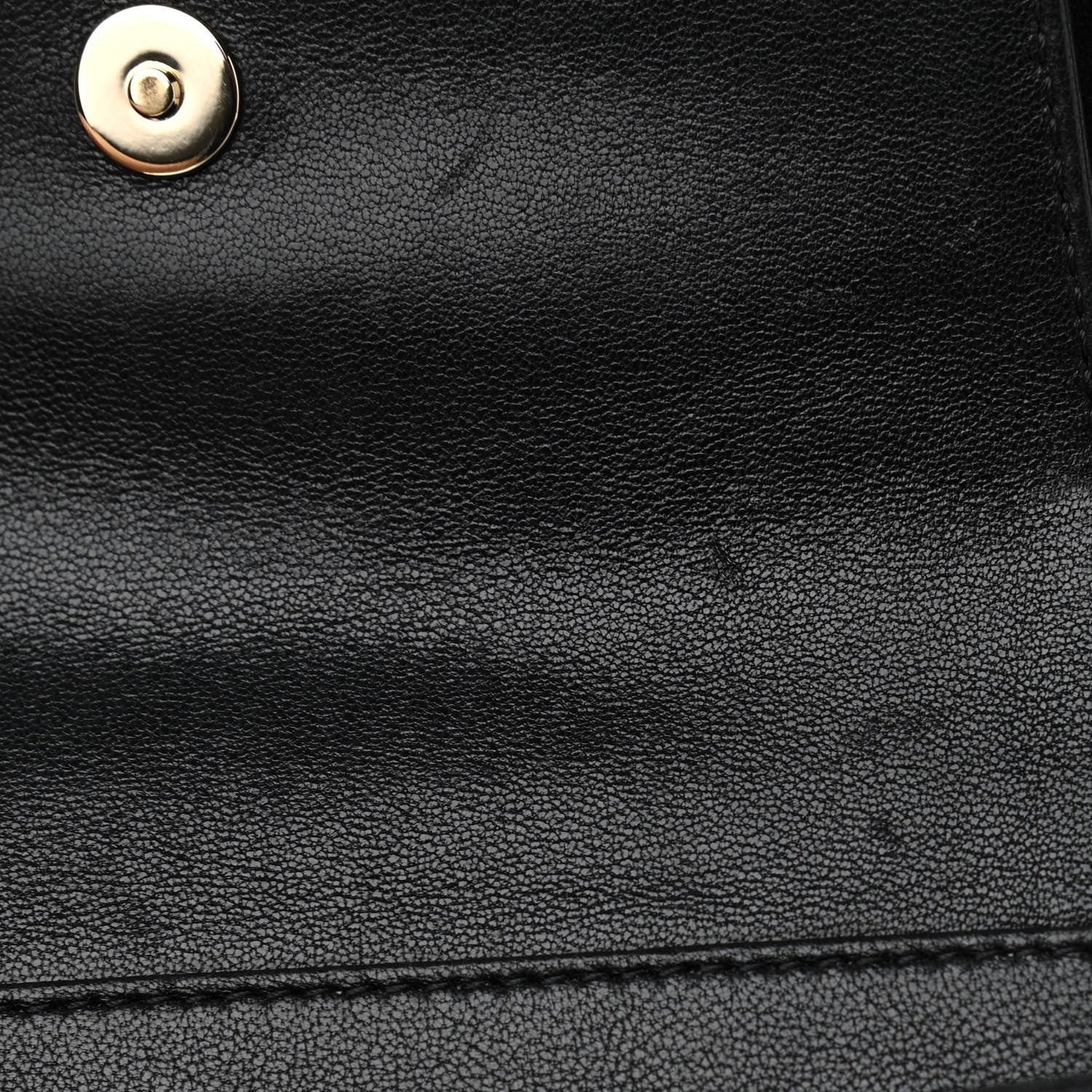 Chanel Sheepskin Chevron Quilted Medium Vintage Mademoiselle Flap Black 12 of 13