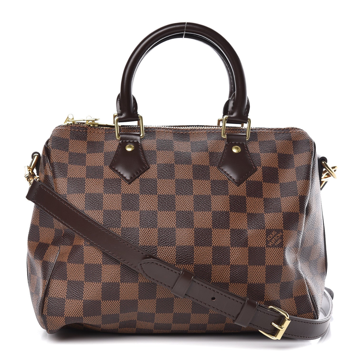 Louis Vuitton Damier Ebene Speedy Bandouliere 25 1 of 10
