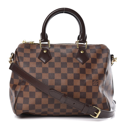Louis Vuitton Damier Ebene Speedy Bandouliere 25 1 of 10