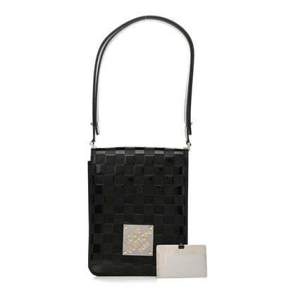 Louis Vuitton Damier Vernis Club Bag Black 3 of 12